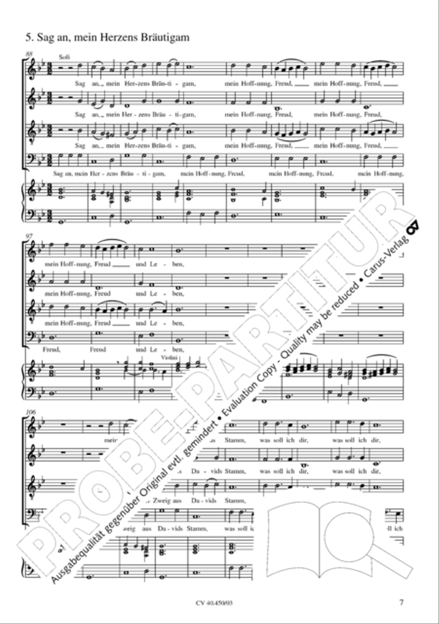 We welcome thee, O bridgegroom fair Choir scores gallery preview page 8