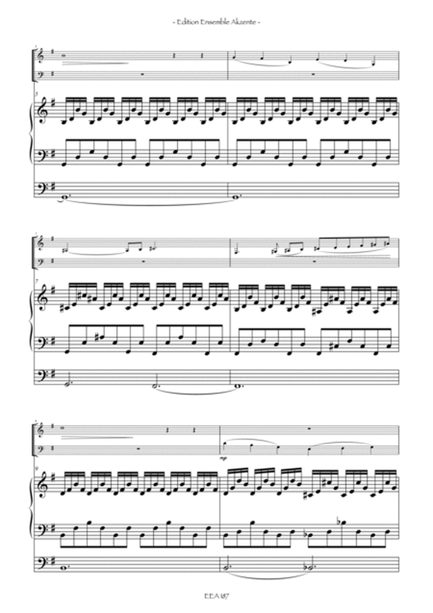 The Swan from "Carnival of the Animals" - arrangement for trumpets, trombone and organ image number null