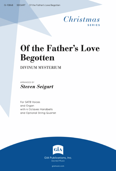 Of the Father's Love Begotten - Instrument edition