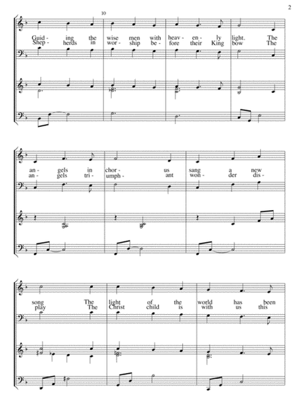Lullaby of Love - A Christmas Song (for SATB choir) image number null