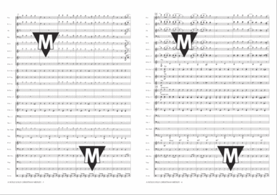 A Holly Jolly Christmas Medley Concert Band scores gallery preview page 3