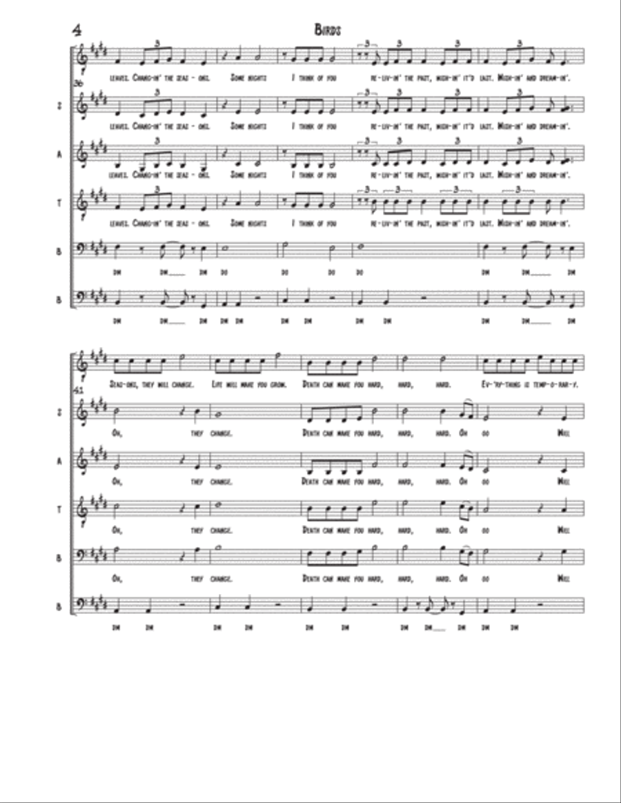 Birds Birds Divisi scores gallery preview page 4