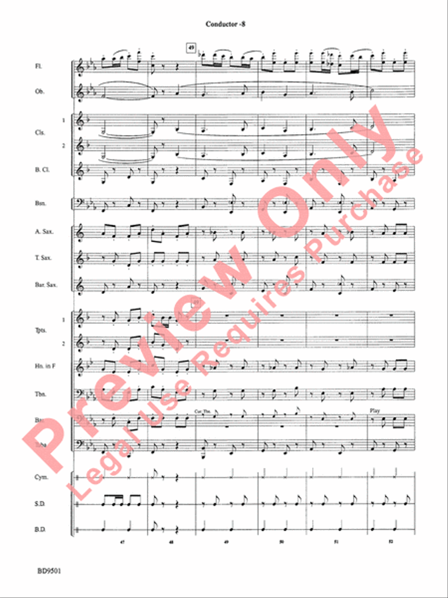 The Chimes of Liberty The Chimes of Liberty Concert Band scores gallery preview page 10