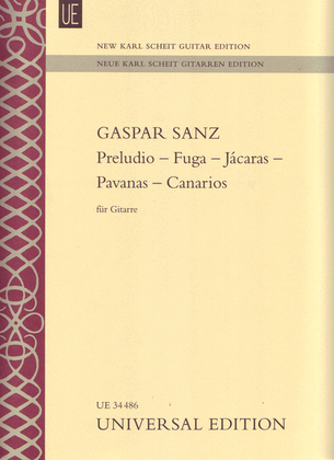 Book cover for Pavane - Fuga - Jácaras - Pavanas - Canarios