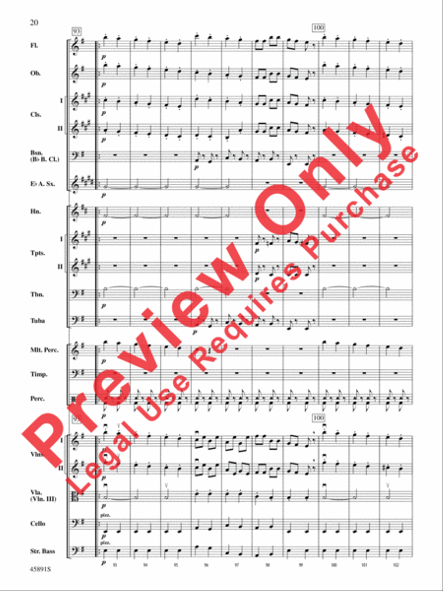 Dance of the Hours Full Orchestra scores gallery preview page 20