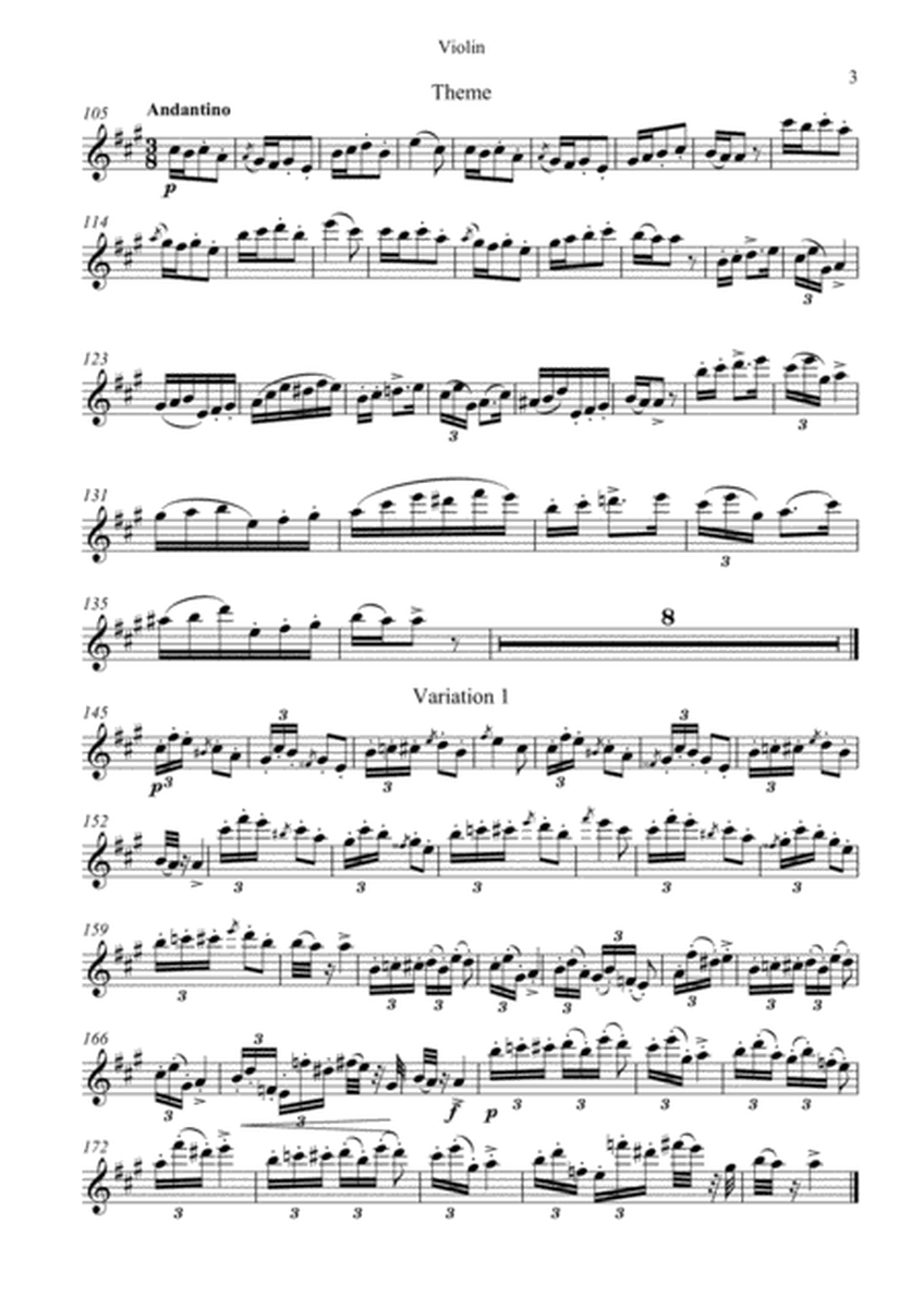 Niccolo Paganini - Suonata Varsavia for Violin and Piano image number null