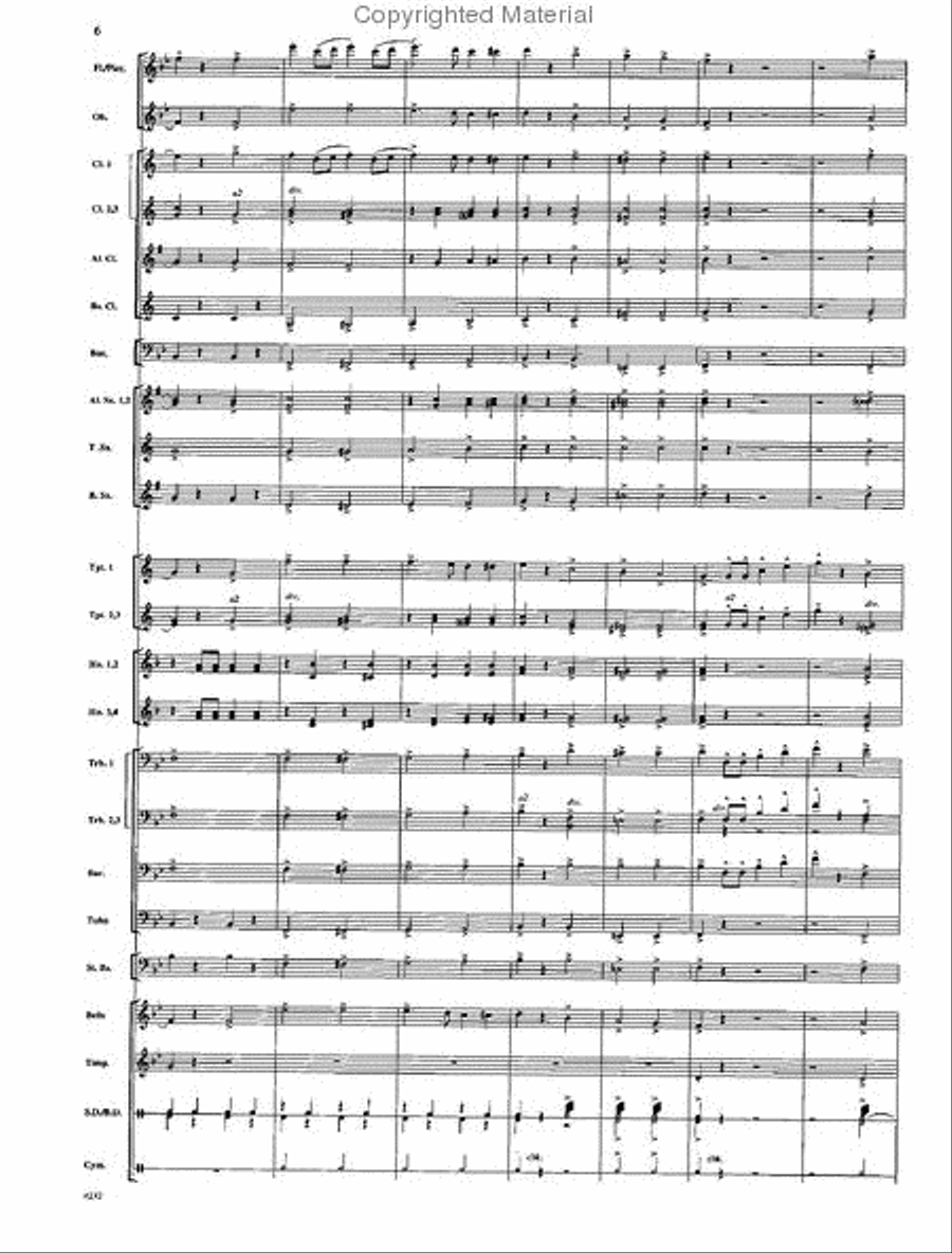 Lexington Lexington Concert Band scores gallery preview page 6