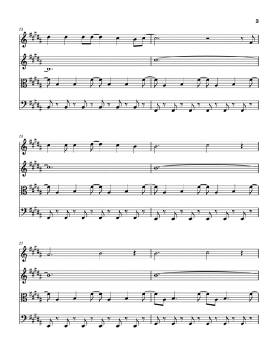 Gratitude String Quartet scores gallery preview page 4