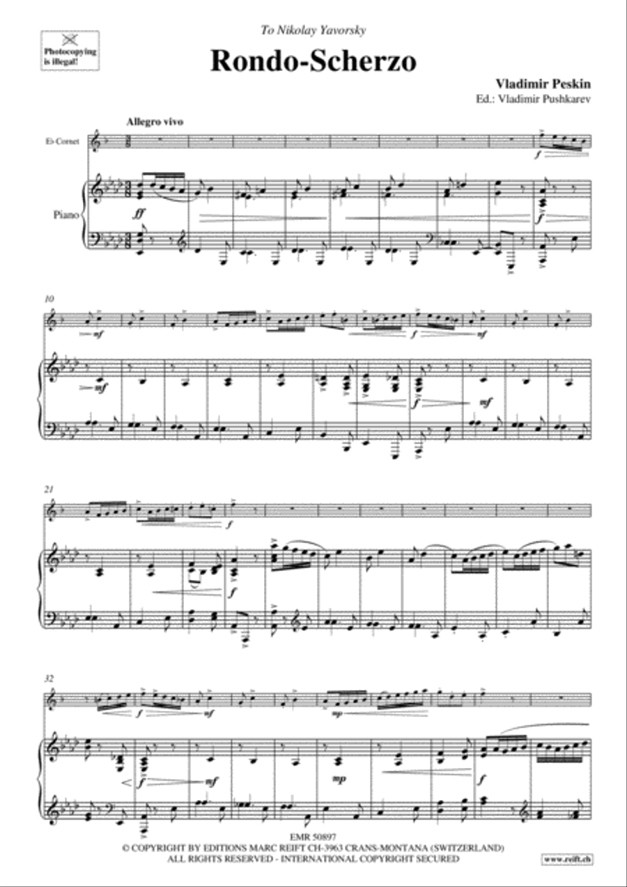 Rondo-Scherzo Cornet scores gallery preview page 4