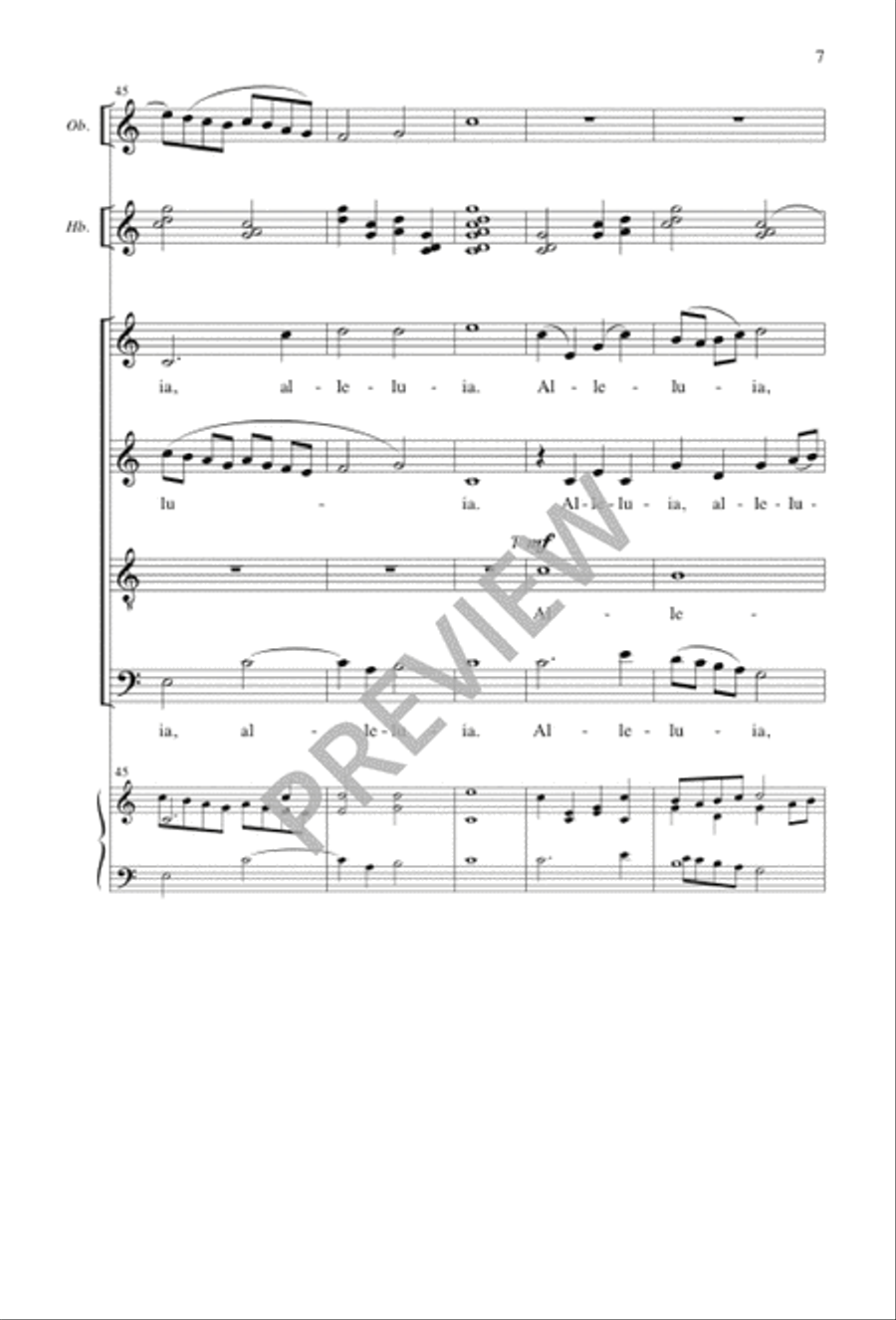 Festival Alleluias 4-Part scores gallery preview page 7