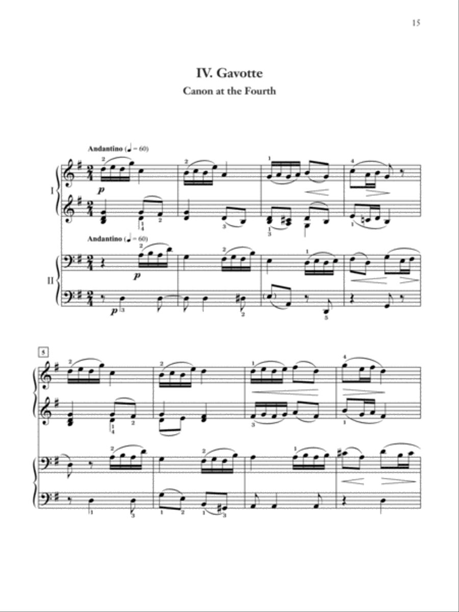 Children's Suite (Canons), Op. 65 Piano Solo scores gallery preview page 5