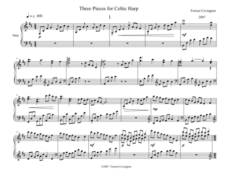 Three Pieces for Celtic Harp