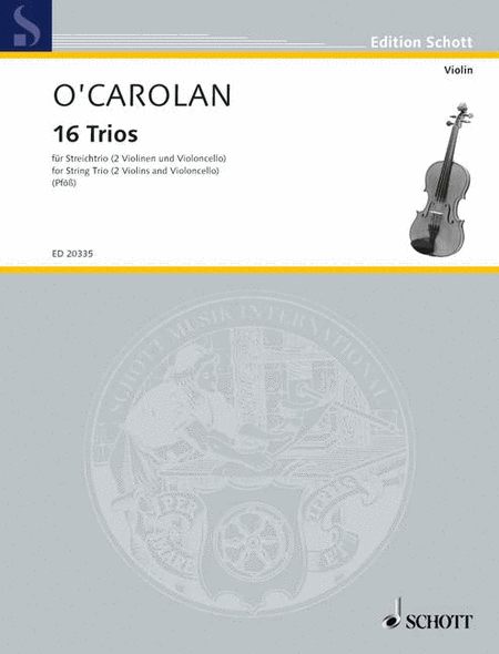 16 Trios For 2 Violins And Cello (viola) Separate Viola Part