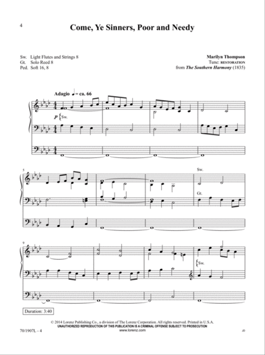 The Organist's Library, Vol. 57 Organ scores gallery preview page 4