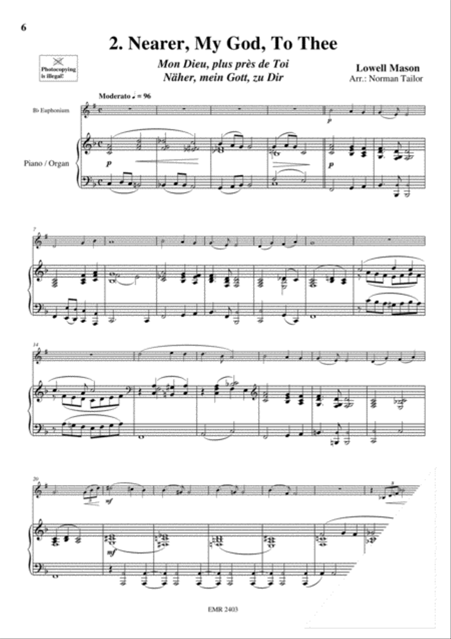 Sacred Music Volume 1 Euphonium scores gallery preview page 4