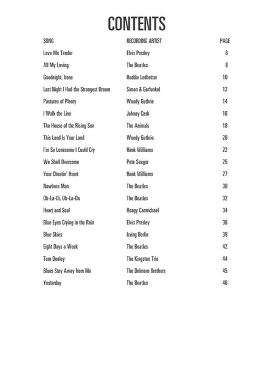 Easy Songs for Ukulele Ukulele scores gallery preview page 2