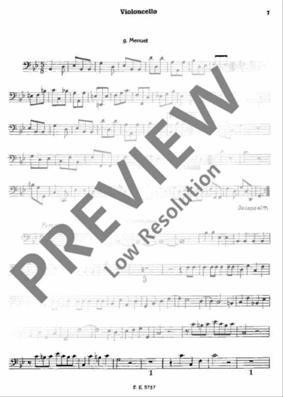 Musique de table Part scores gallery preview page 8
