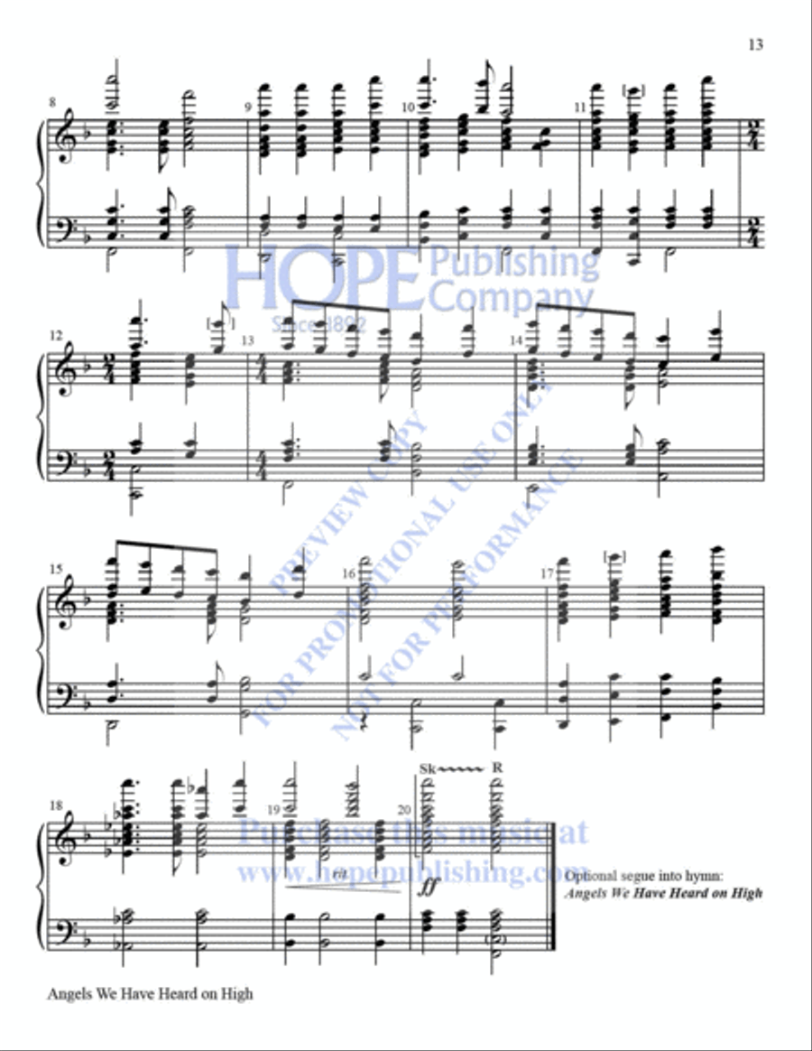 WORSHIP OPENERS: Handbell Introits, Vol 1 Handbell Choir scores gallery preview page 14
