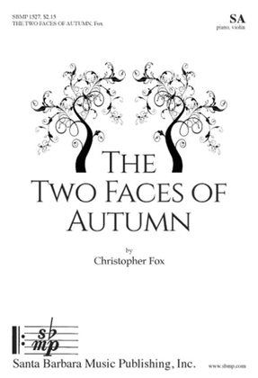 Book cover for The Two Faces of Autumn - SA Octavo