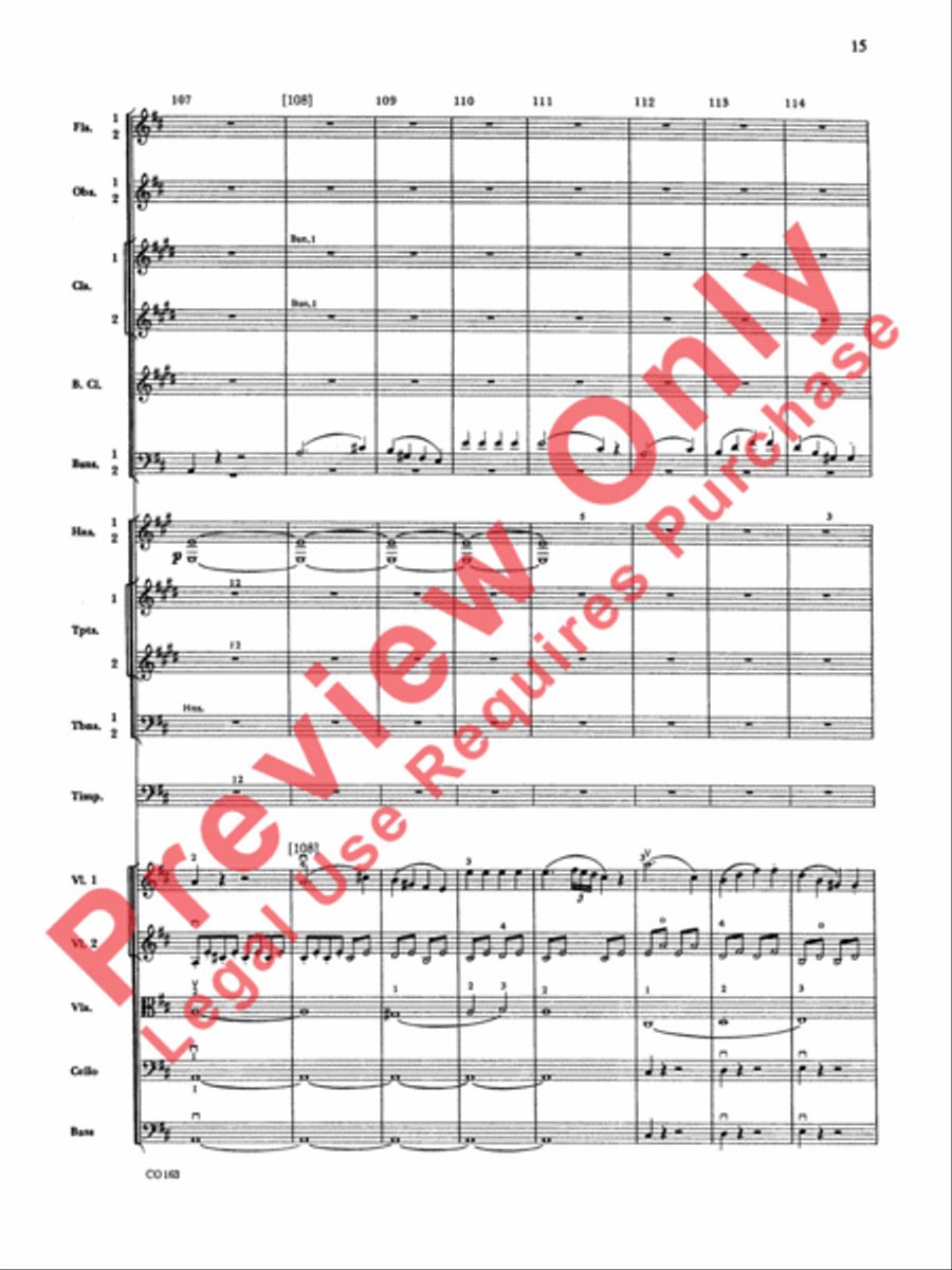 The Marriage of Figaro -- Overture Full Orchestra scores gallery preview page 18