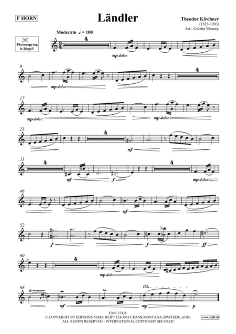 Landler Landler Horn scores gallery preview page 2