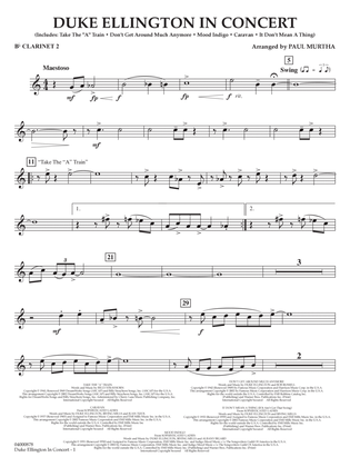 Duke Ellington in Concert - Bb Clarinet 2