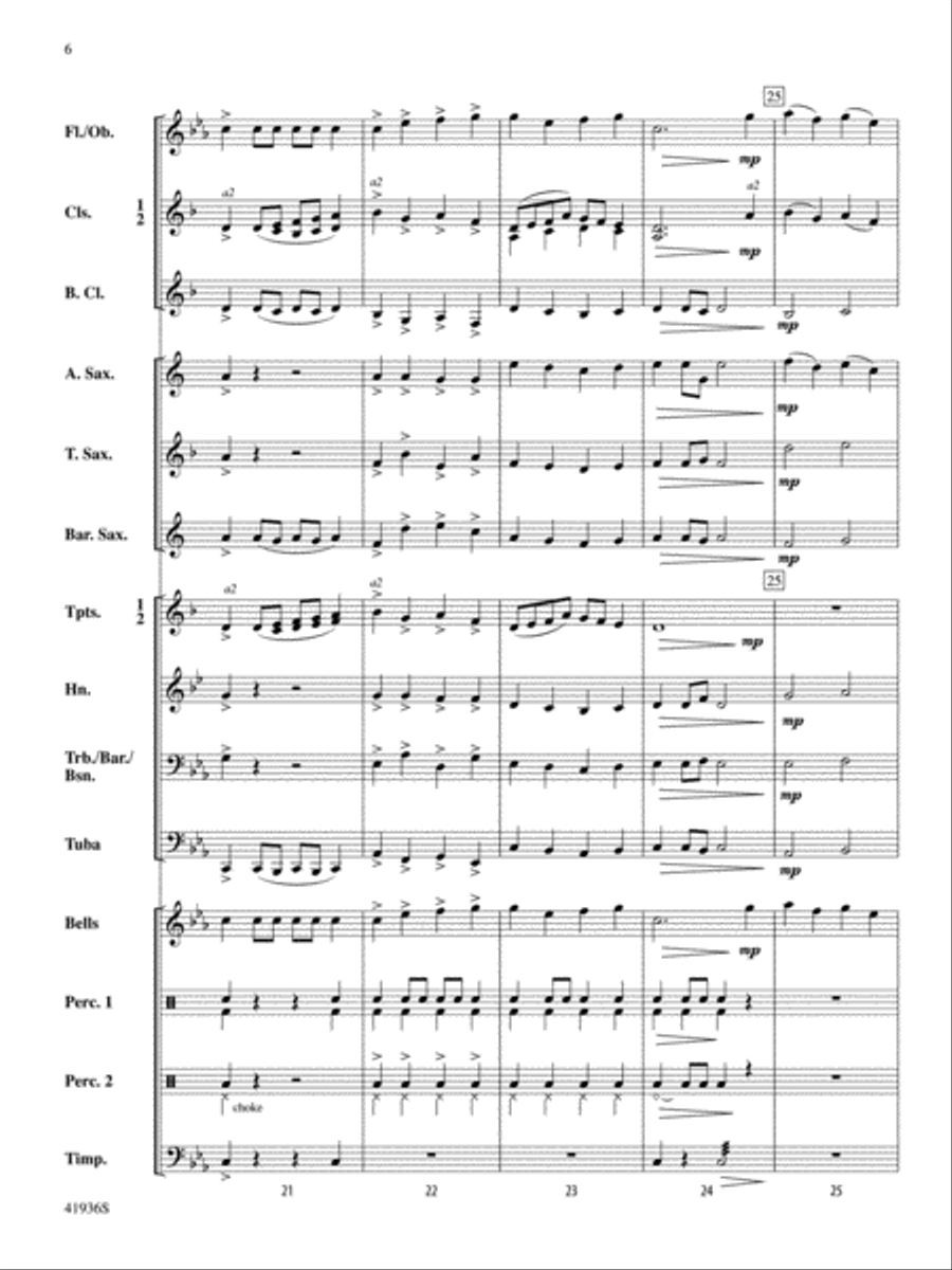 Shadowlands: Score Shadowlands: Score Concert Band scores gallery preview page 6