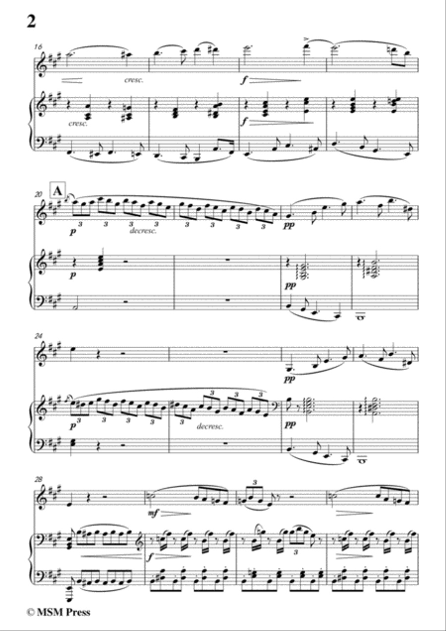 Schubert-Violin Sonata in A Major,Op.162(D.574) Violin Solo scores gallery preview page 4