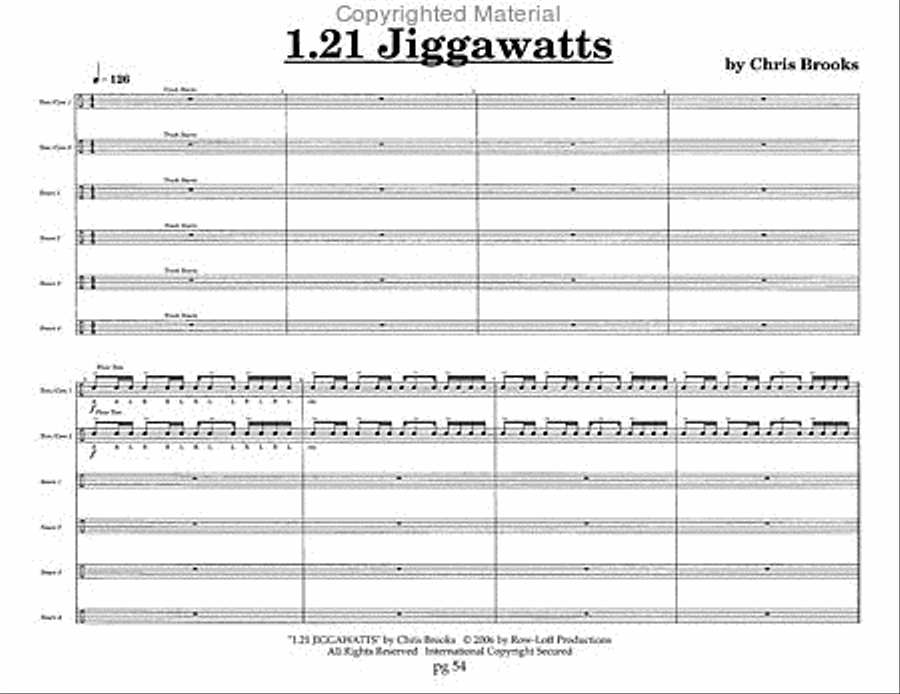 Noveltysicles - 8 Novelty Ensembles for 6 Young Percussionists Percussion Ensemble scores gallery preview page 15