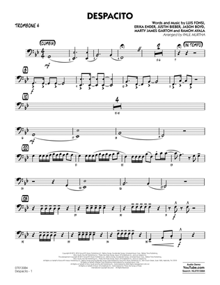 Despacito (arr. Paul Murtha) - Trombone 4