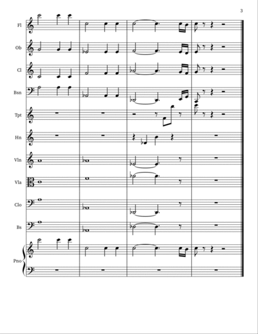 Playful Orchestra Sketch Orchestra scores gallery preview page 3