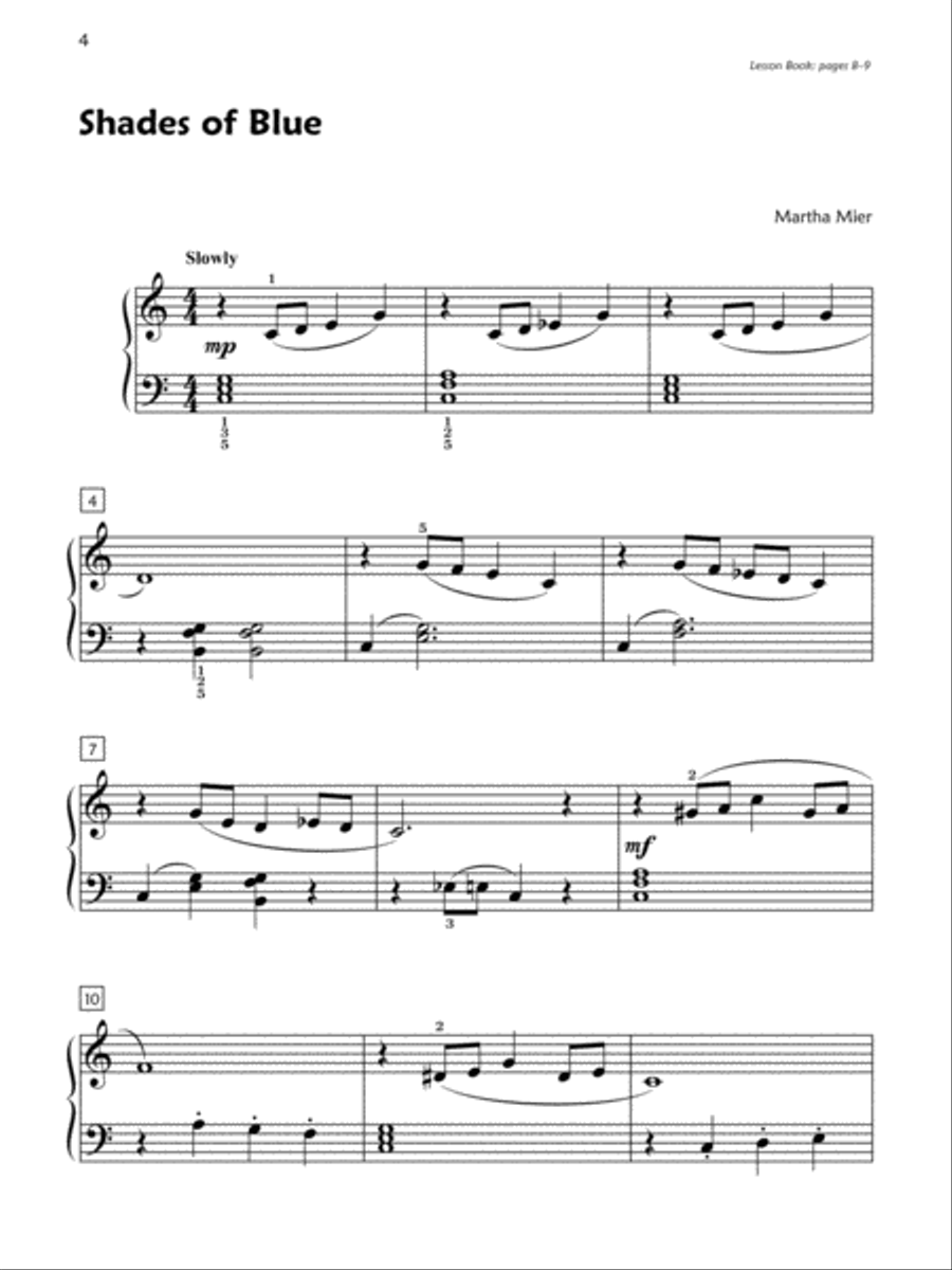 Premier Piano Course, Jazz, Rags & Blues 3 Piano Method scores gallery preview page 4