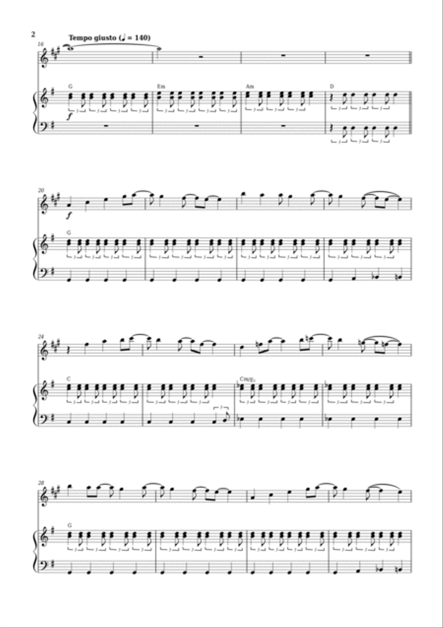 All I Want For Christmas Is You B-Flat Clarinet scores gallery preview page 2