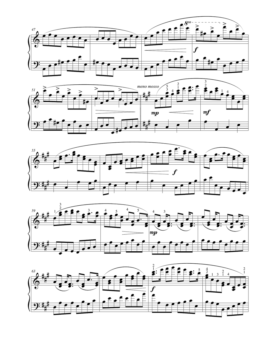 The Dove Piano Solo scores gallery preview page 3