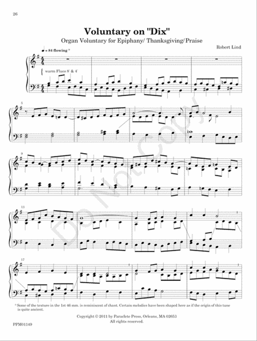 Organ Works for the Church Year Organ scores gallery preview page 32