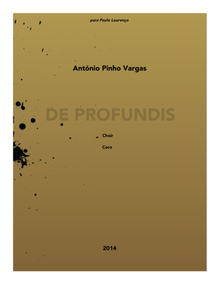 De Profundis for Choir (2014)
