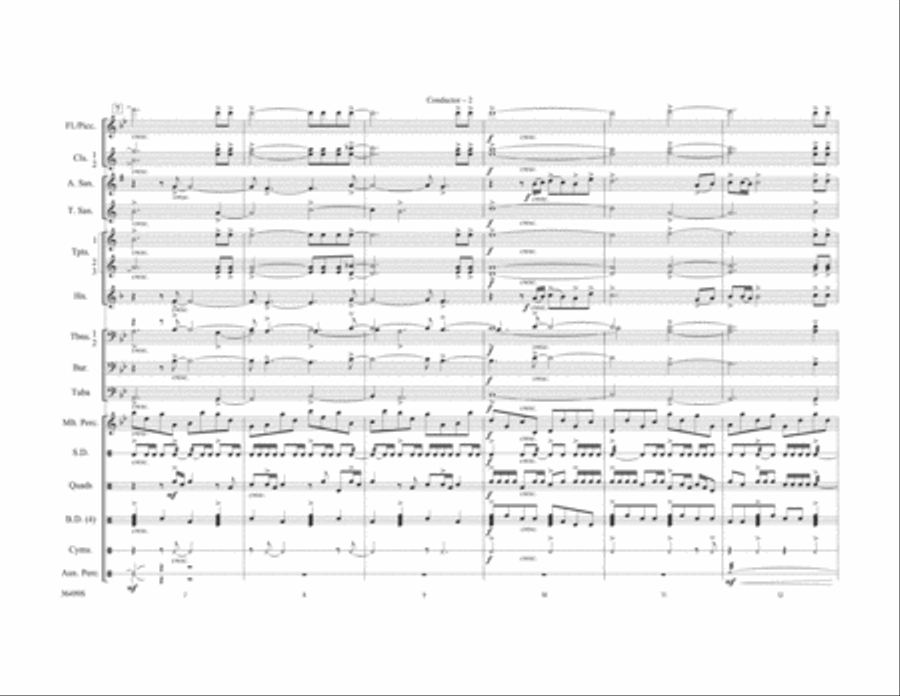 Los Dos Bandidos Marching Band scores gallery preview page 3
