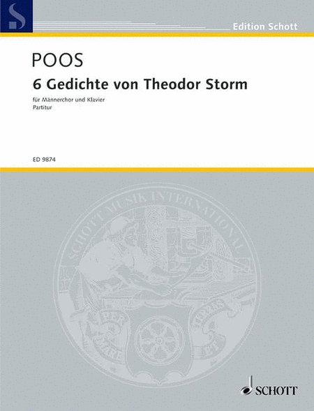 Poos/storm 6 Poems Mch/pno