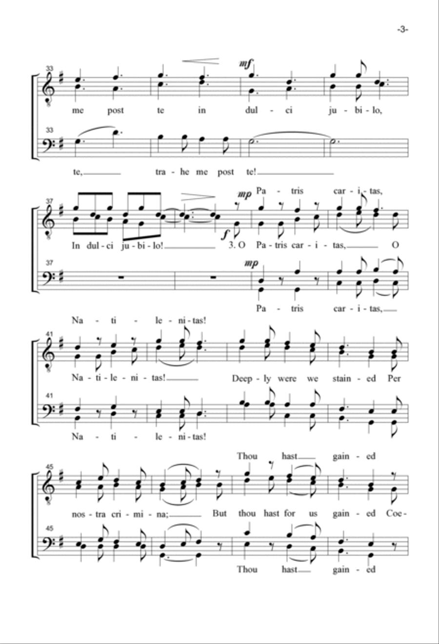 In Dulci Jubilo TTBB scores gallery preview page 3