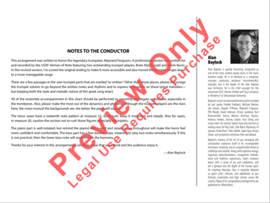 Over the Rainbow Jazz Ensemble scores gallery preview page 3