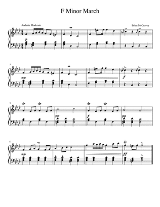 F Minor March (solo piano)
