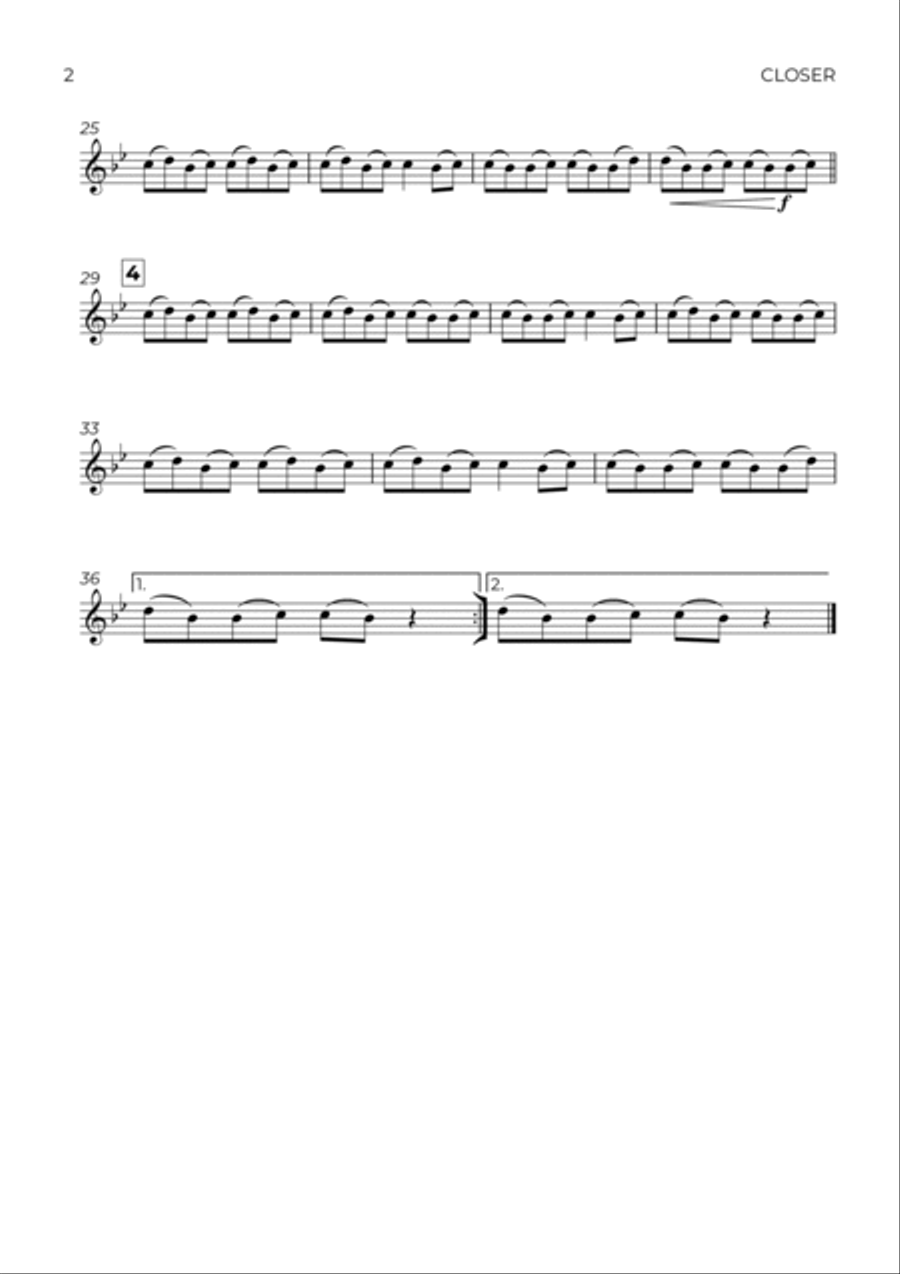 Closer Closer Brass Ensemble scores gallery preview page 6