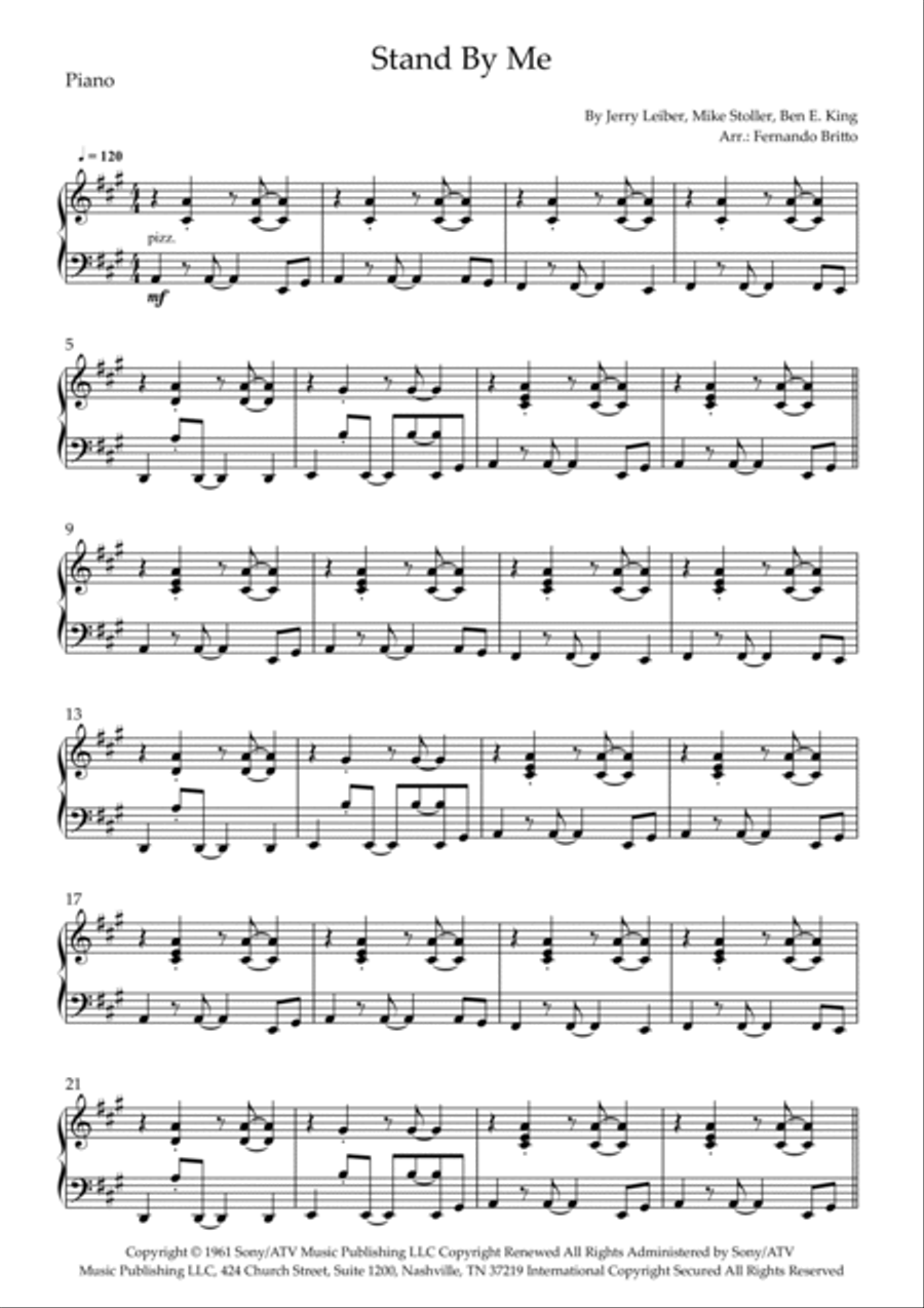 Stand By Me Small Ensemble scores gallery preview page 6