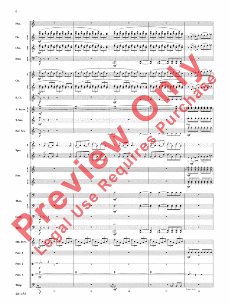The River Seneca The River Seneca Concert Band scores gallery preview page 7