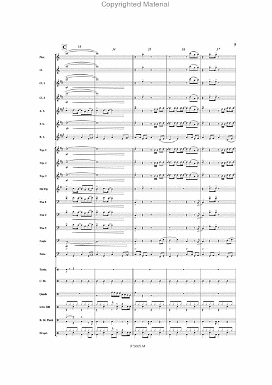 Think Think Marching Band scores gallery preview page 10