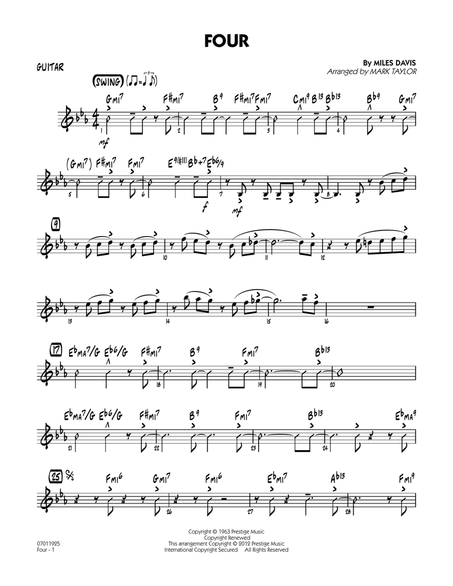 Four - Guitar