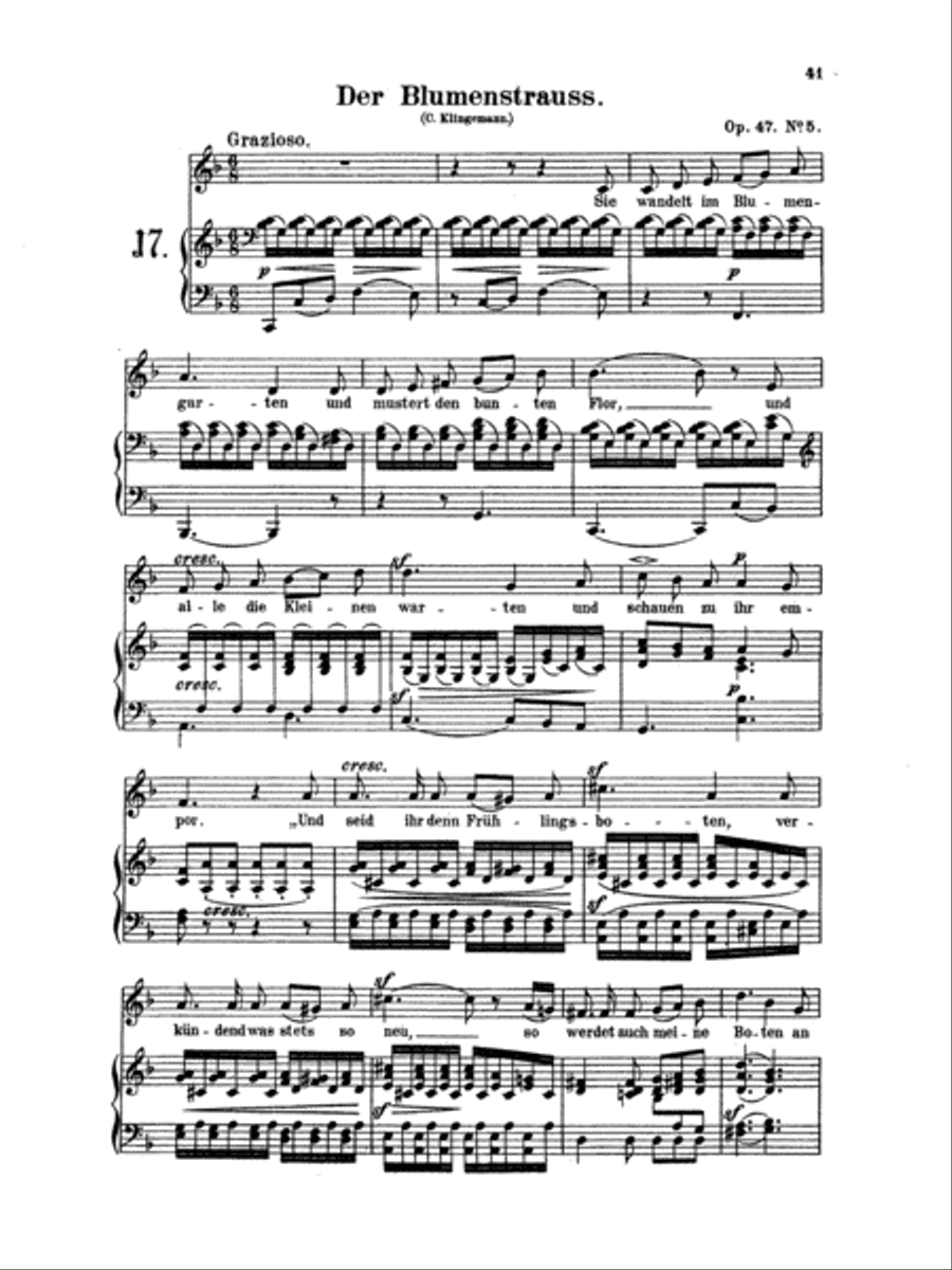 Mendelssohn: 79 Songs, Low Voice (German) Low Voice scores gallery preview page 1