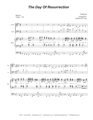 The Day Of Resurrection (Duet for Violin and Cello - Organ Accompaniment)