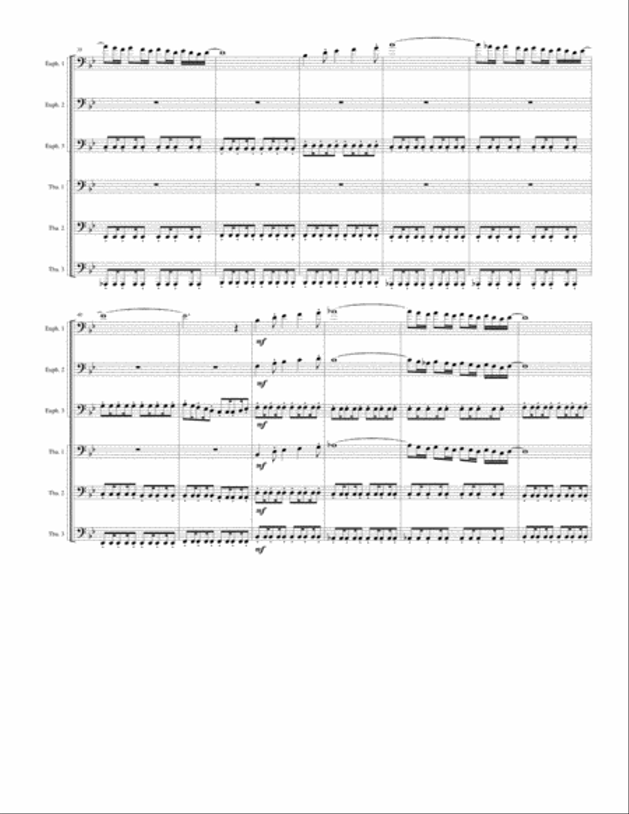 Festiva Brass Ensemble scores gallery preview page 3