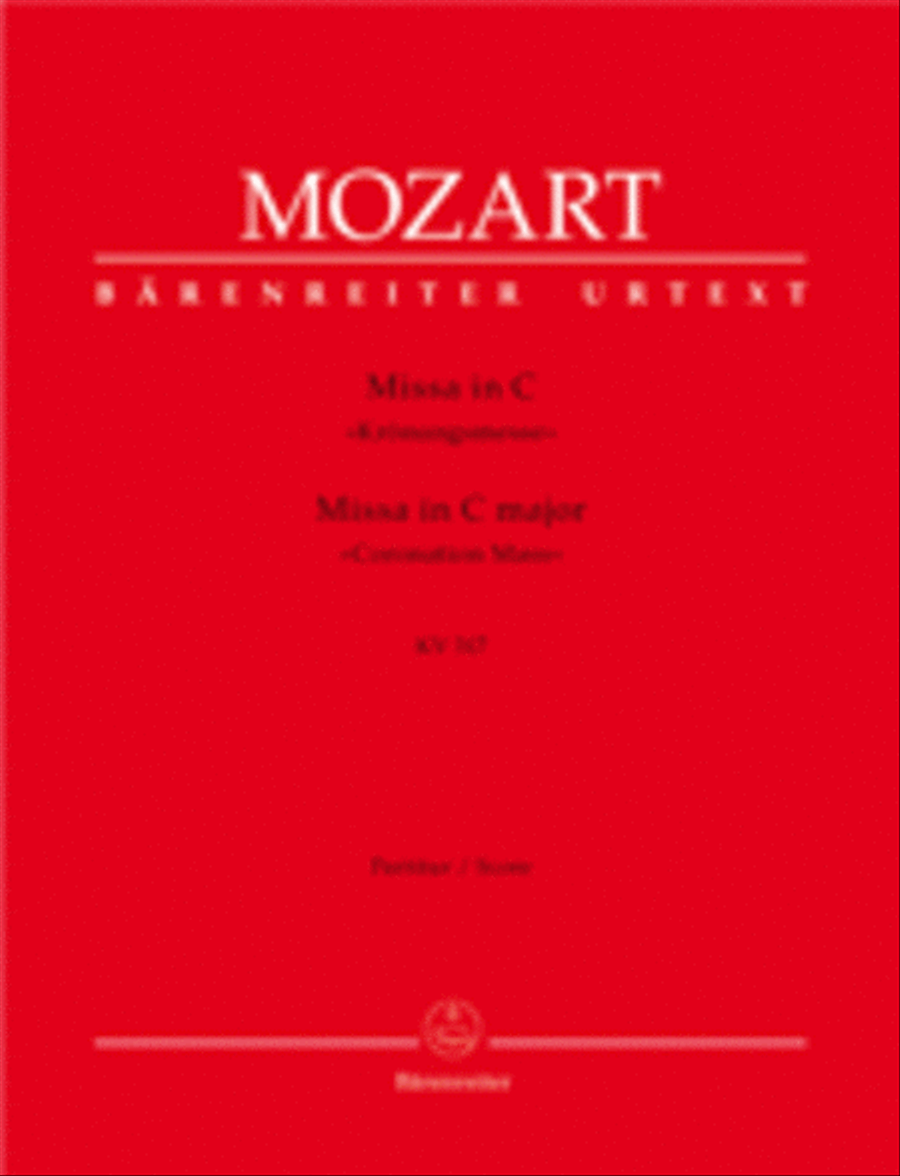 Missa C major, KV 317 'Coronation Mass' Oboe scores gallery preview page 1